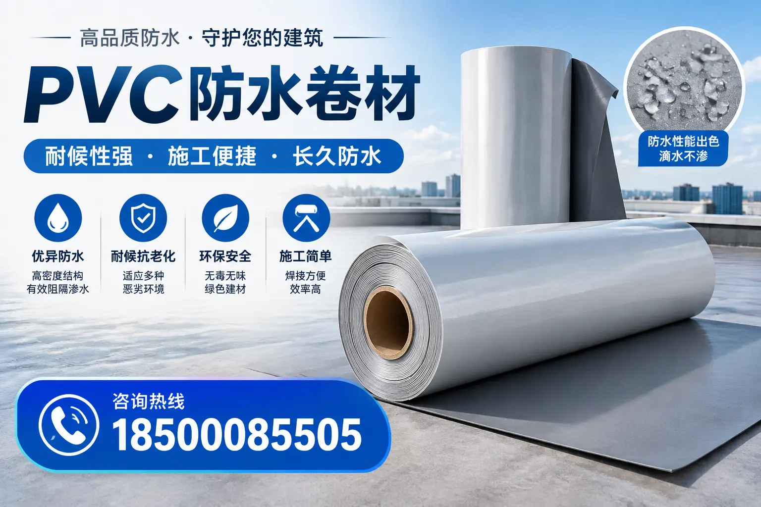 pvc防水卷材在鞍山的行业应用前景分析